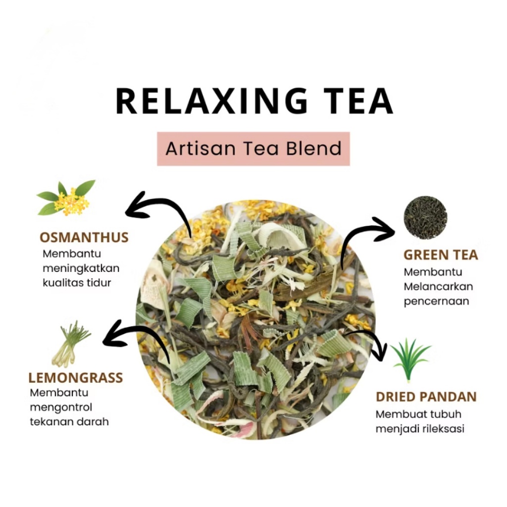 

Herbal Tea Relaxing | Teh Herbal Membantu Merelaksasi Tubuh