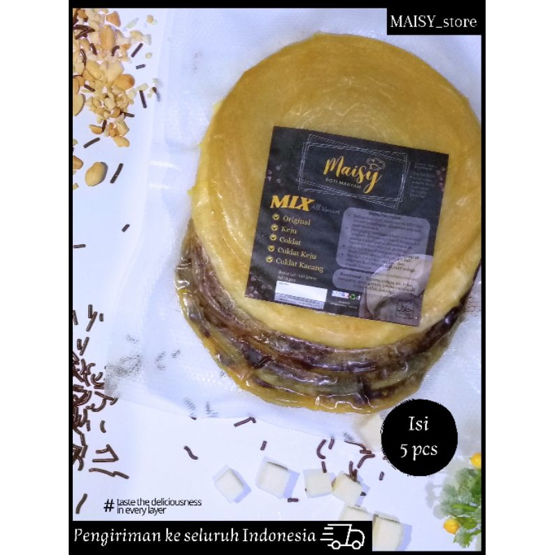 

Roti Maryam MAISY/Canai Frozen.MIX All Variant [isi 5 pcs]