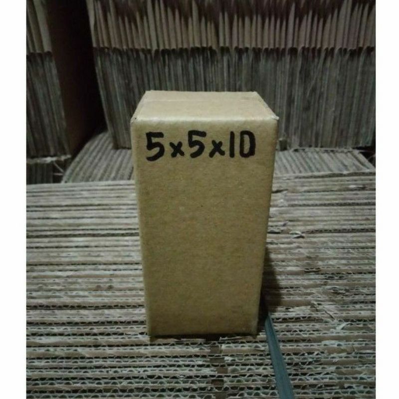 

kardus 5x5x10cm polos luar dalam