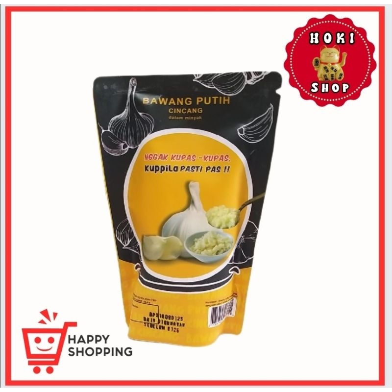 

Kuppila Bawang Putih Cincang Dalam Minyak 200gr / Kupila Bawang Putih