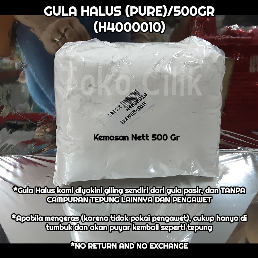 

gula+halus+500gram+1kg+sugar+tepung+flour+bahan+kue+cake+donat+cookies+minuman