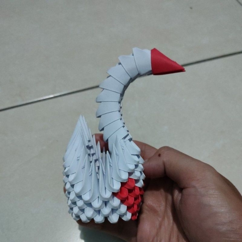 

origami_3d_angsa_love