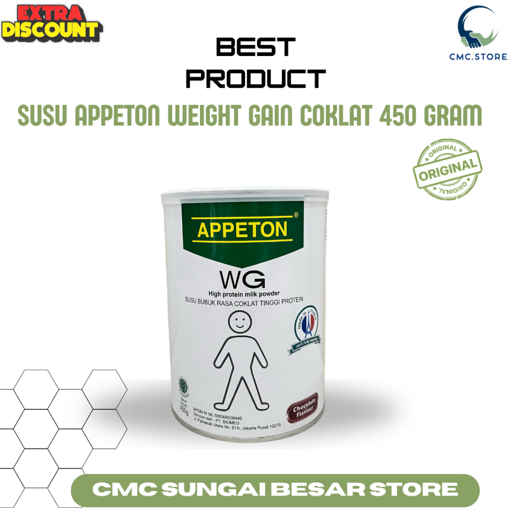 

Susu Appeton Weight Gain Coklat 450 gram