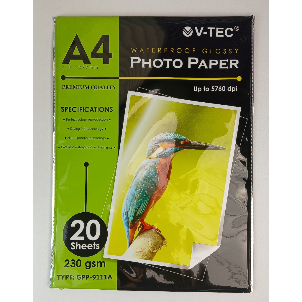 Glossy paper kertas foto 230 gr kertas photo 230 gr