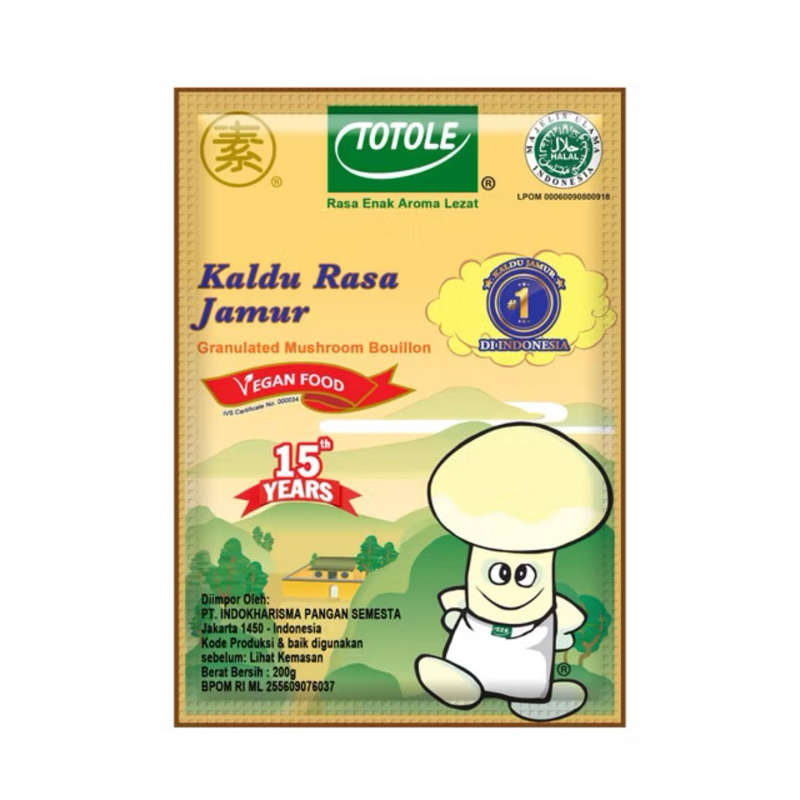 

TOTOLE KALDU JAMUR 200gram