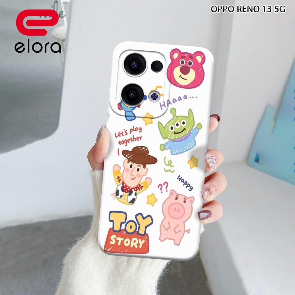 Case Oppo Reno 13 5G 2025 - Elloraa.id - Casing Oppo Reno 13 5G - Motif Case Toy Story - Pelindung h