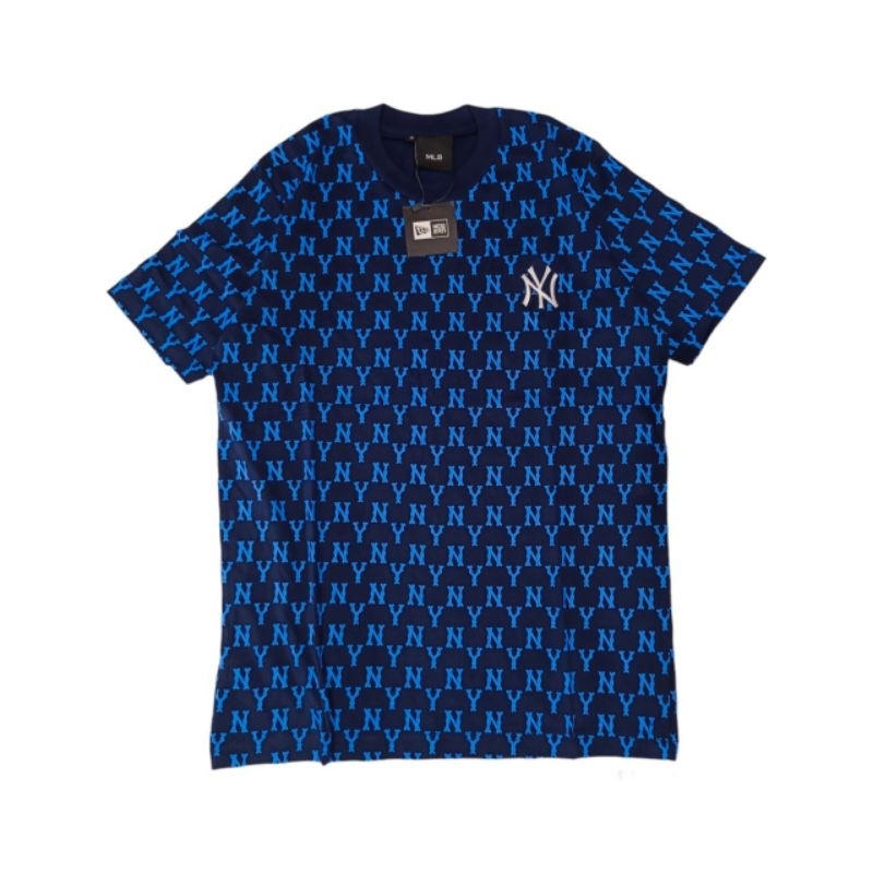 T-Shirt Pria NY Mlb New Era Dark Blue