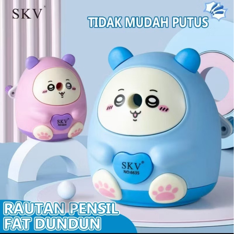 

Serutan pencil fat bear/ rautan pensil teddy bear/ sharpener pencil beruang/ongota pensil