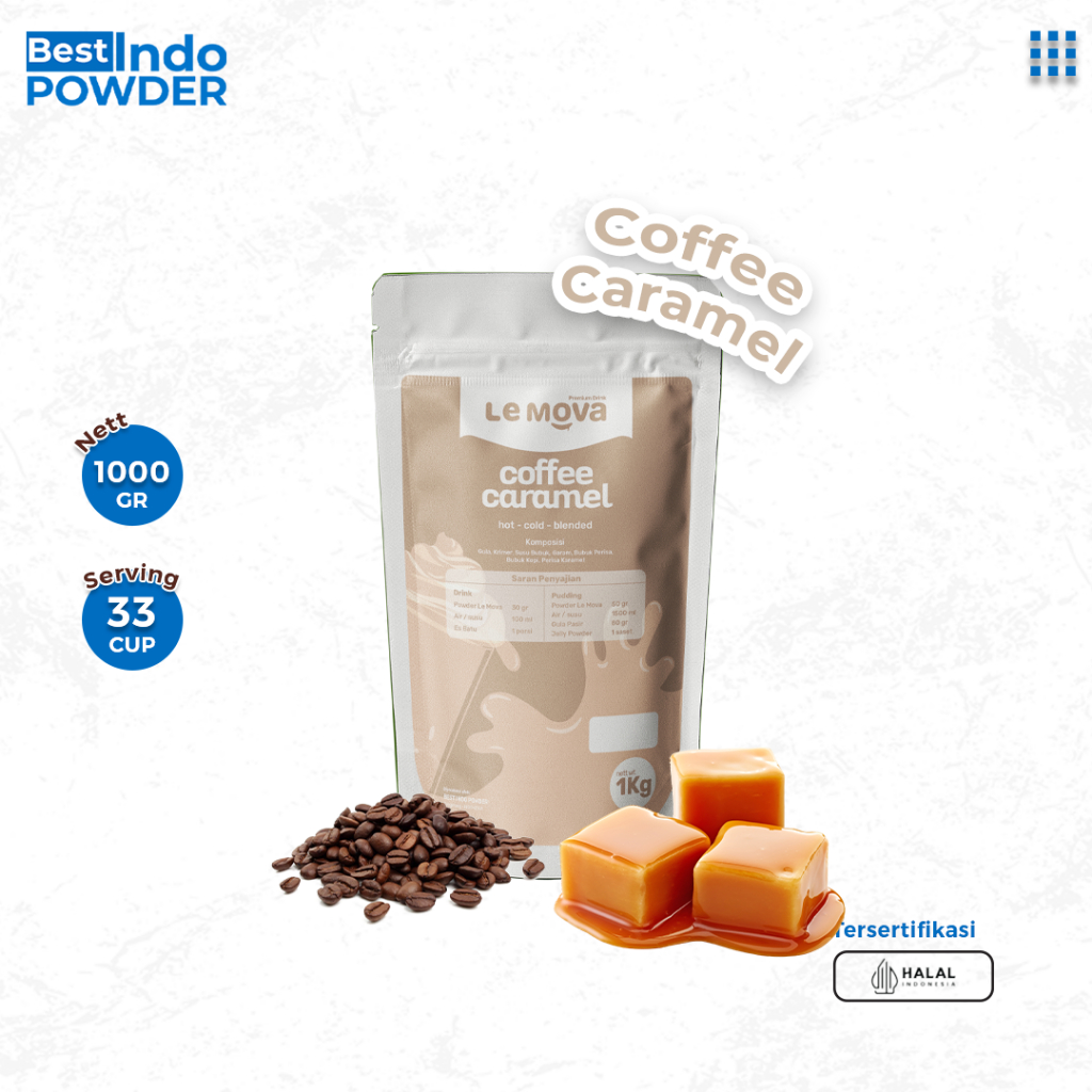 

BUBUK KARAMEL KOPI / POWDER COFFEE CARAMEL / KOPI KARAMEL 1Kg