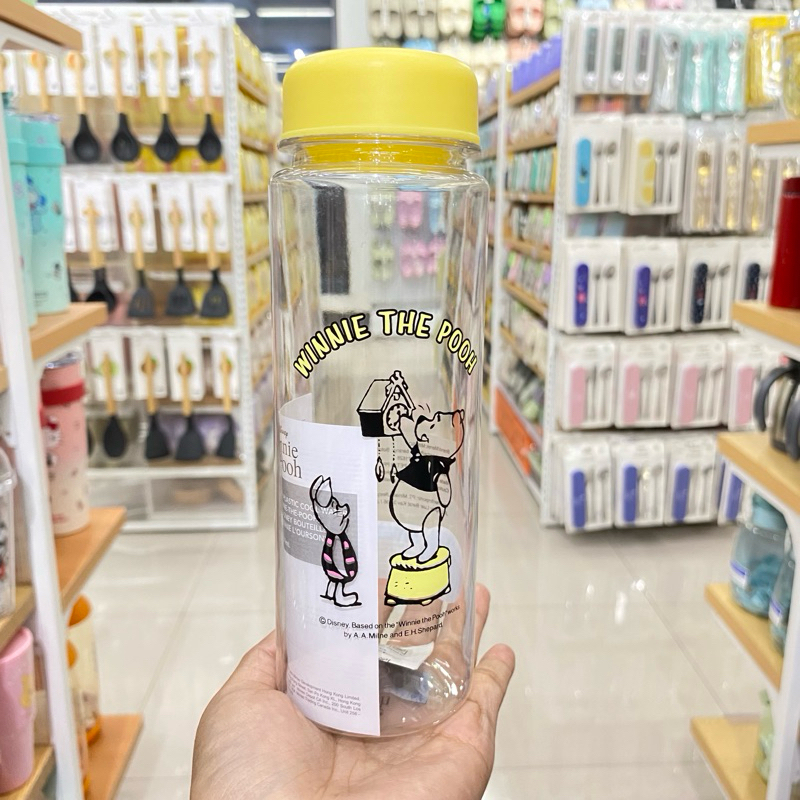 Miniso Winnie The pooh Cool bottle water 500ml / Botol minum 500ml