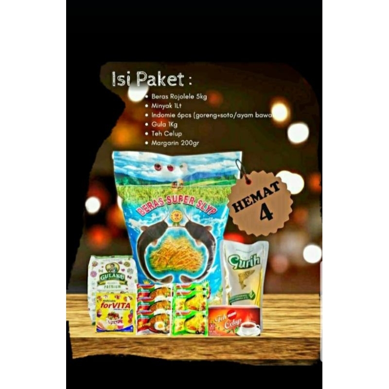 

Paket sembako Hemat 4