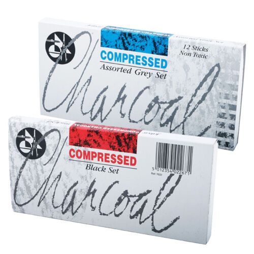 

Jakar 7623 Assorted Greys Compressed Charcoal Stick Pack of 12