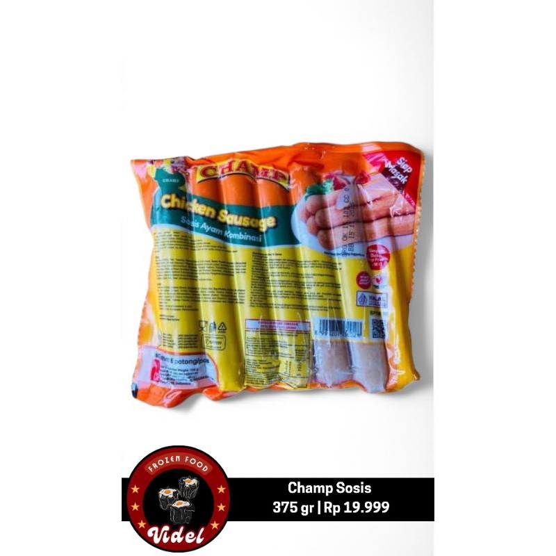 

CHAMP Sosis Ayam 375gr (Free Packing)