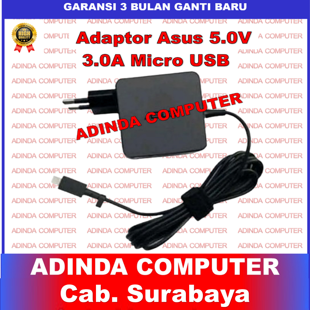 Adaptor Charger Asus 5V 3A Micro USB Original
