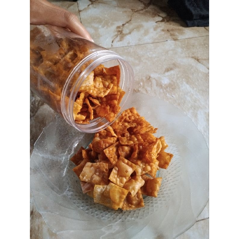 

Kripik Pangsit Kripik enak Murah Cemilan Jajan Kekinian jajanan murah