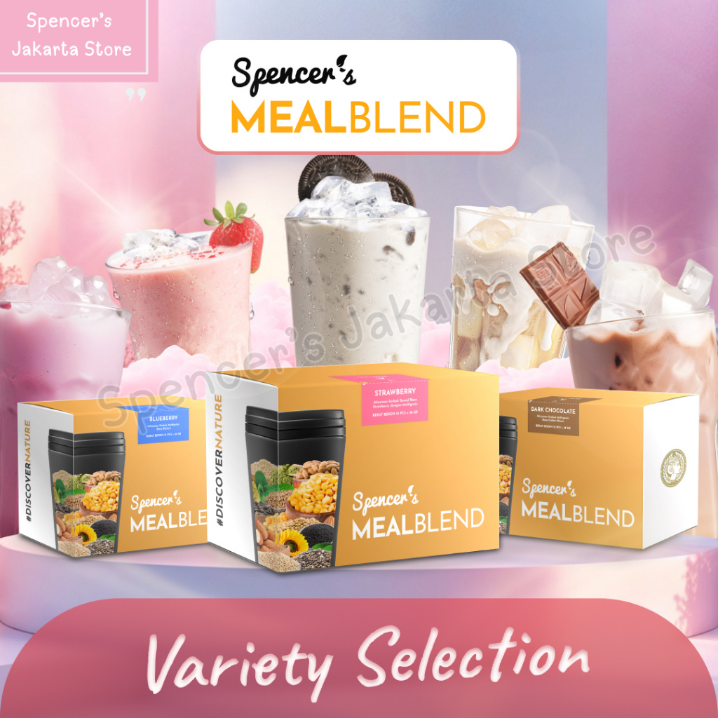 

[TRIAL SACHET] Multigrain Spencer's MealBlend - Meal Replacement Solusi Langsing Sehat