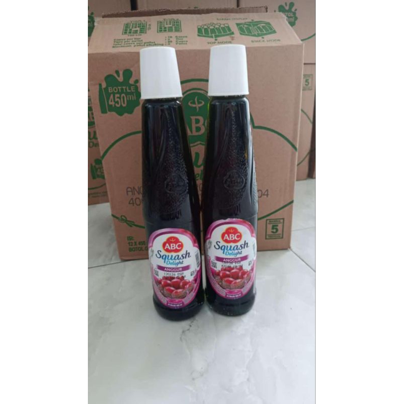 

ABC Sirup Squash Delight Anggur 450ml 12 pcs