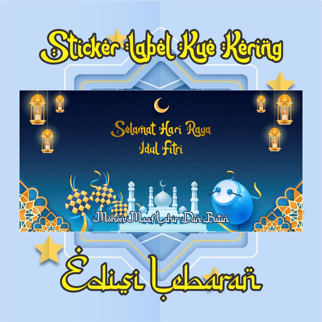 

Sticker Label Kue Kering LEBARAN