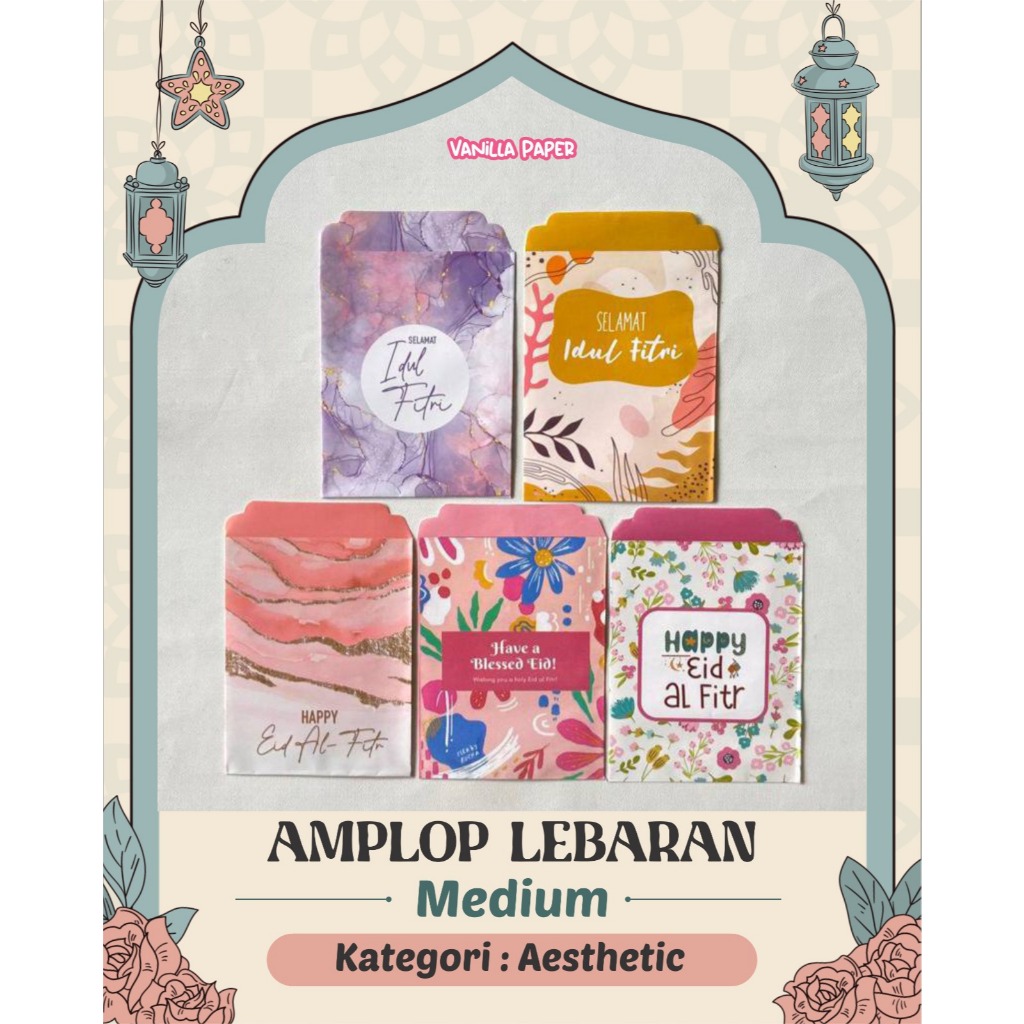 

Amplop lebaran medium (siap pakai) isi 10 lembar