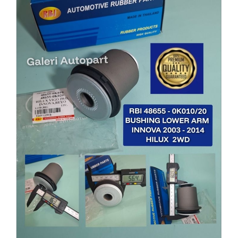 Bosh Bushing Lower Arm Depan BESAR Innova Hilux 2WD RBI 48655-0K010