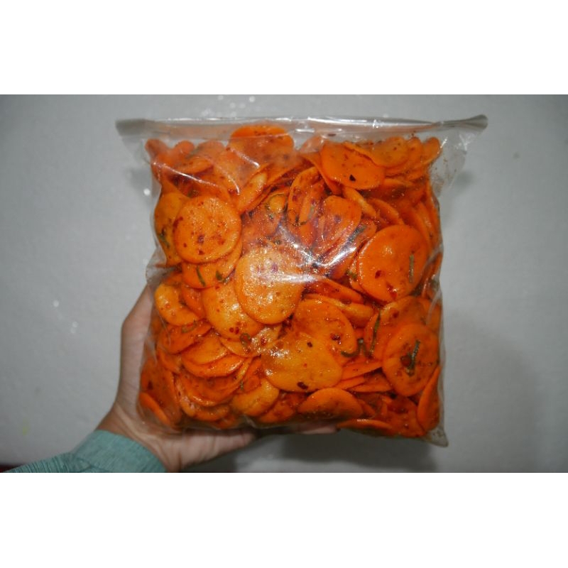 

seblak kering kerupuk kemplang pedas daun jeruk 1/4 kg ( 250 gram )