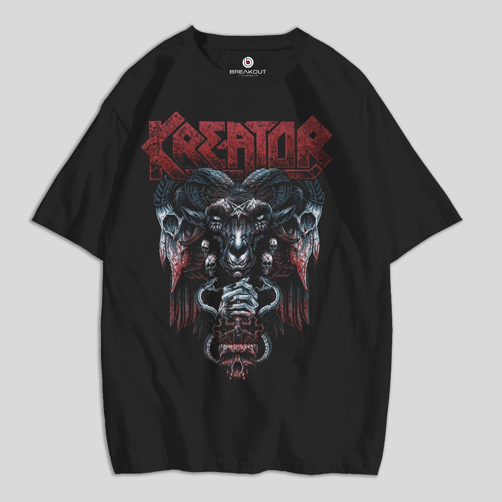 kaos band kreator  tshirt kreator kaos musik kaos metal