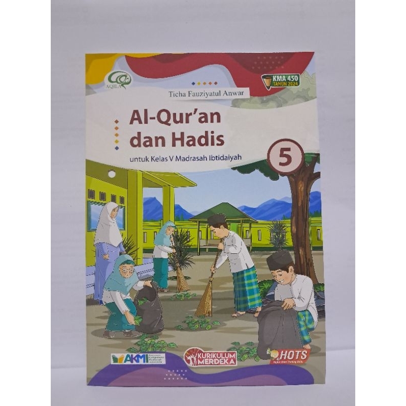 Buku Alquran hadis MI 5 km R1 2025 (Tiga serangkai)