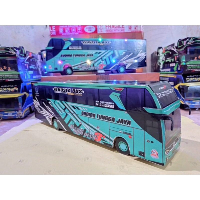 PROMO MAINAN ANAK MINIATUR BUS TELOLET BASURI SUDIRO TUNGGA JAYA TERMURAH