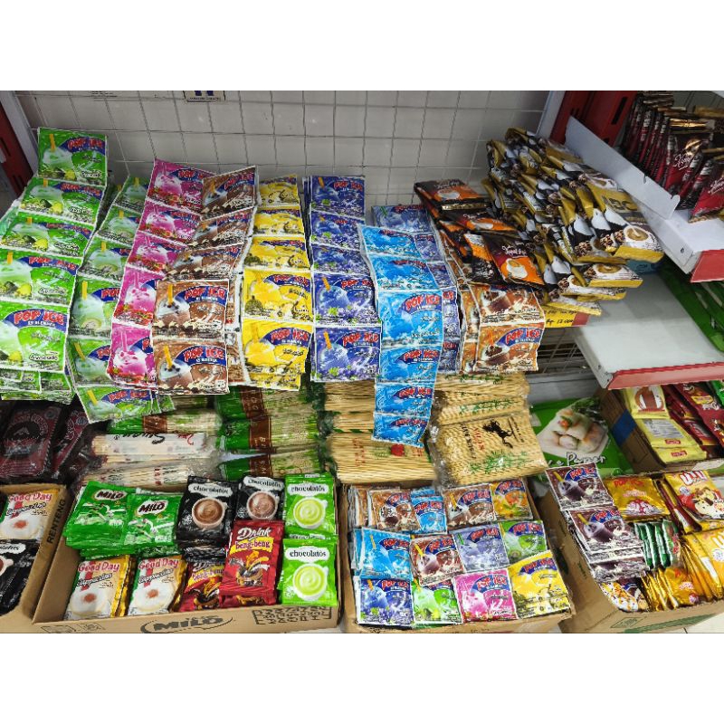 

Pop Ice 1 renceng dan minuman serbuk lainnya
