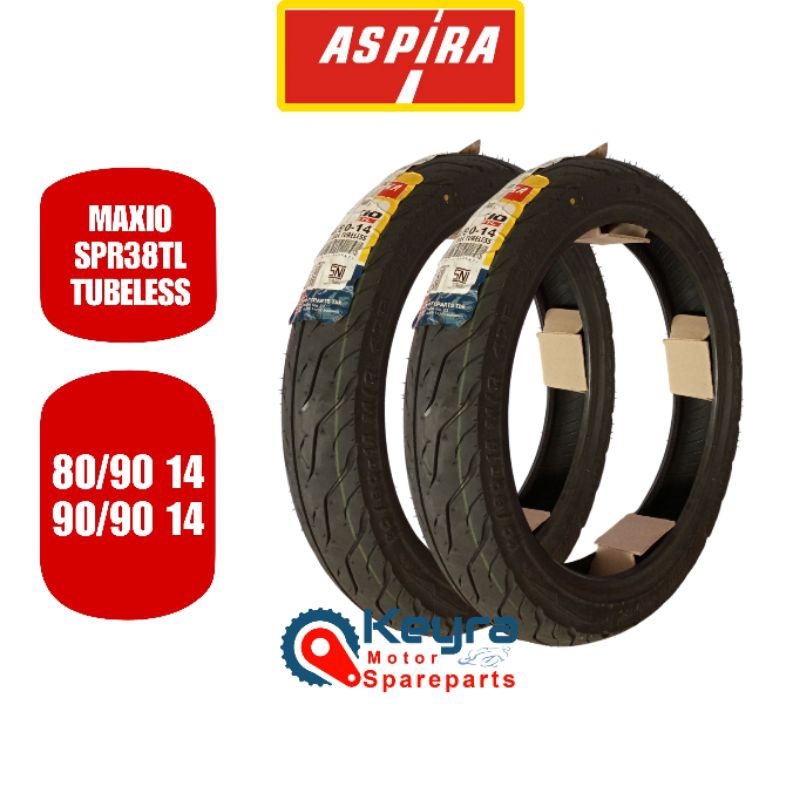 BAN TUBELESS ASPIRA MAXIO SPR38TL RING 14 ORIGINAL ASPIRA