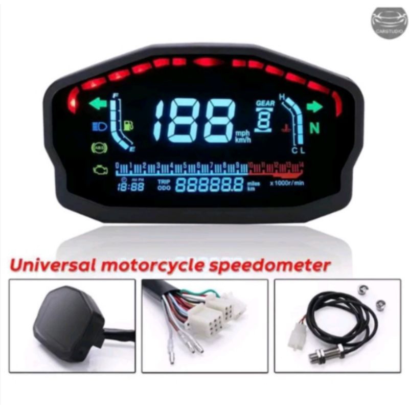 Spido Speedometer Koso RX3N Spido Digital LED Monkey