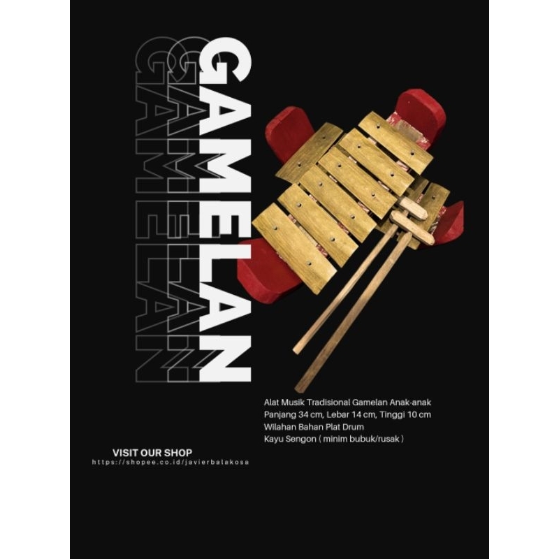 Alat Musik Tradisional Gamelan Anak-anak