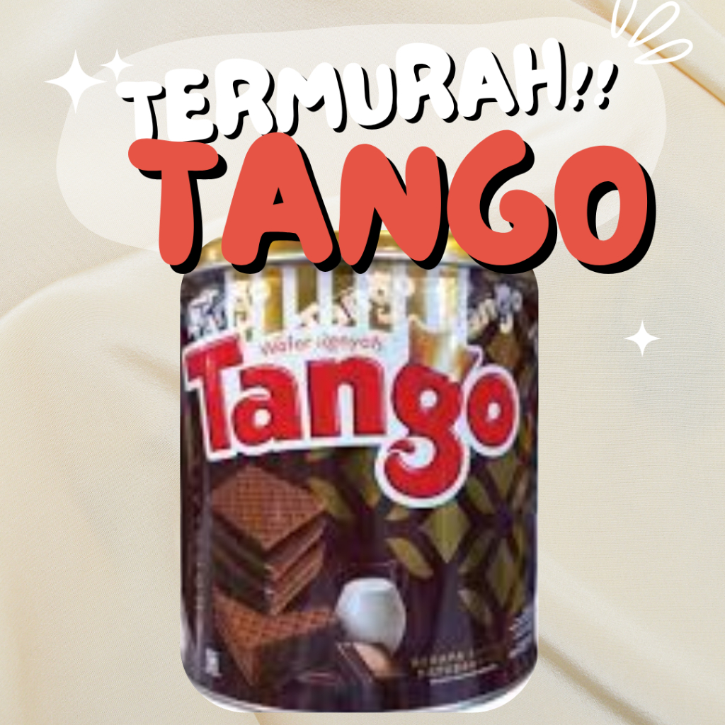

TANGO WAFER CHOCOLATE KALENG/ KALENG TANGO COKLAT/ JAJAN LEBARAN TANGO