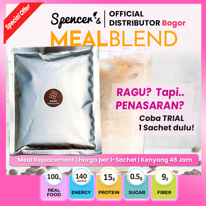 

1 Sachet Spencer’s MealBlend – Minuman Nutrisi Seimbang & Praktis