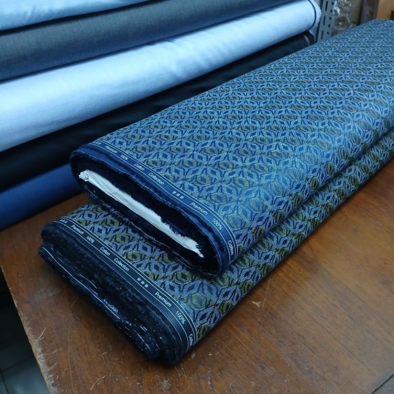 Kain katun kemeja / Kain katun Italy/kain katun premium | katun motif