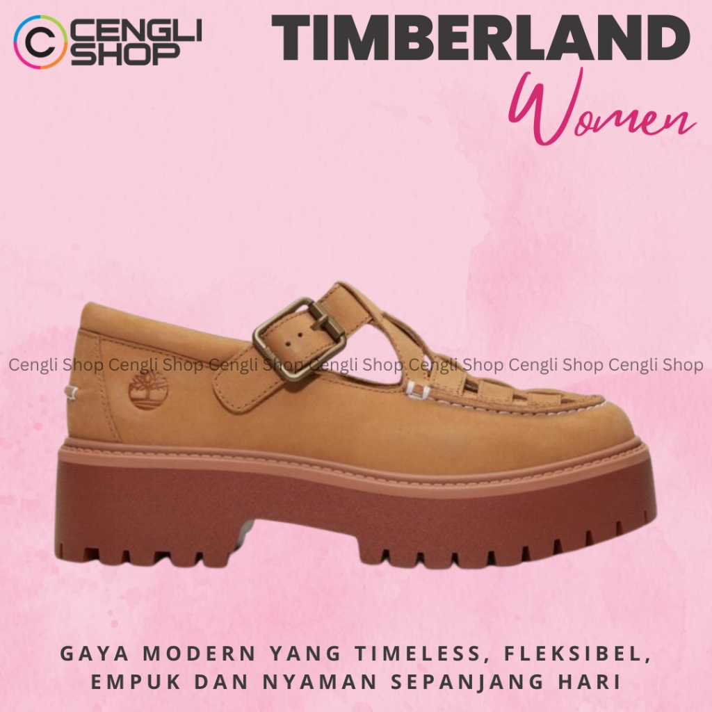 SEPATU TIMBERLAND WANITA ORIGINAL SLIP ON LOW CUT BOOT BOOTS KULIT ASLI ORI TW27