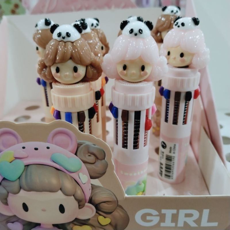 

[COD] Pen 10 warna motif girl panda