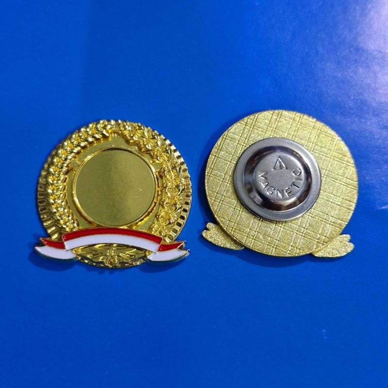 Pin polosan plus magnet kuat - Pin kosongan tanpa logo