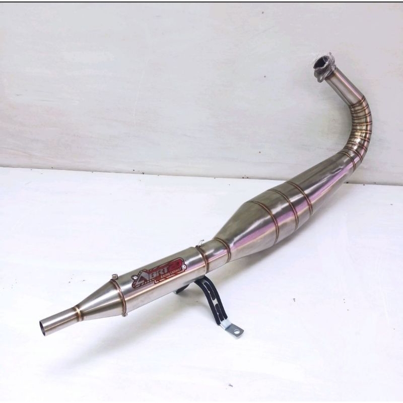 knalpot kolong telo 3v3 rx king full stenlis ABRT20