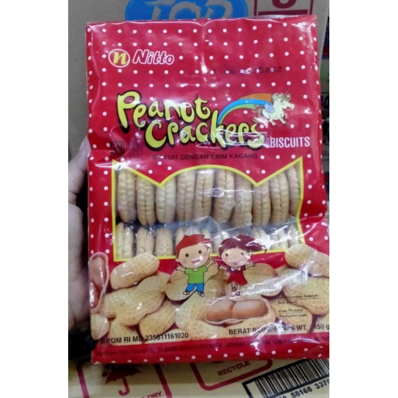 

NITTO PEANUT CRACKERS 450GR BISKUIT