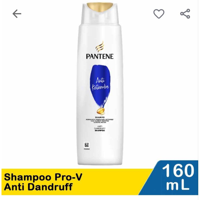 shampo pantene botol 160 ml