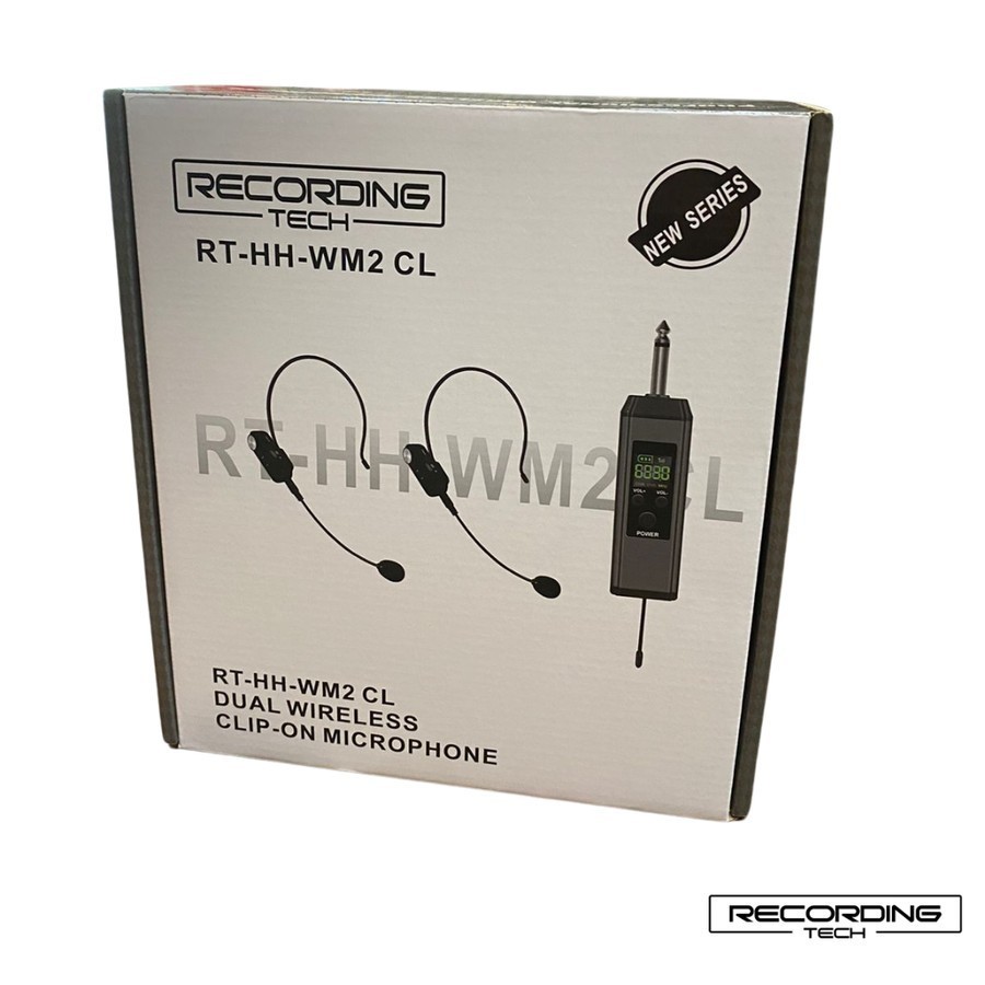 Mic headset Wireless RECORDING TECH RT hh H2 wm2 CL bando Telinga ORIGINAL
