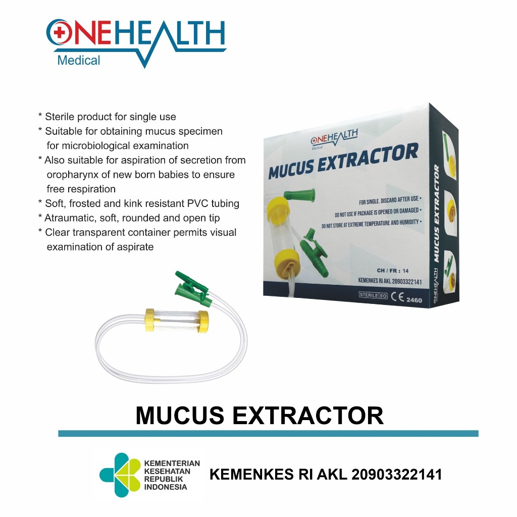 Onehealth Mucus Extrator - Alat Penyedot Lendir Bayi [JAKSEL]