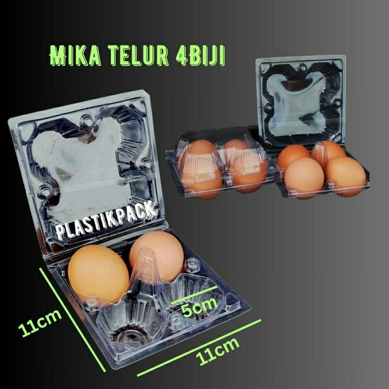 MIKA TELUR ISI 4 BUTIR (25 PCS)