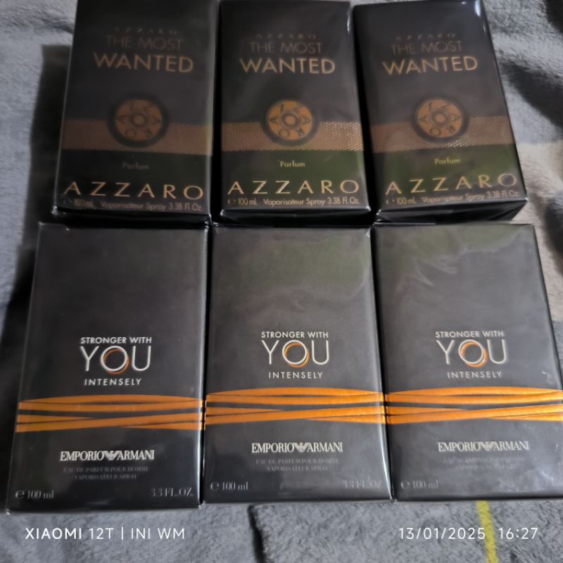 Emporio Armani Stronger With You Intensely SWYI - BNIB