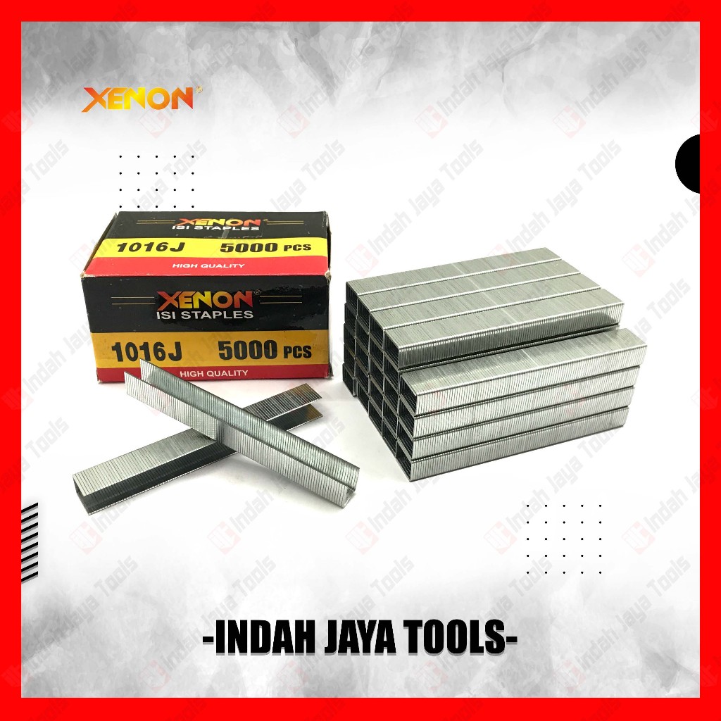 

XENON Isi Staples 1016J - Refill Air Nailer Gun Paku Tembak Stapler Bit Finish Nail 1016 J