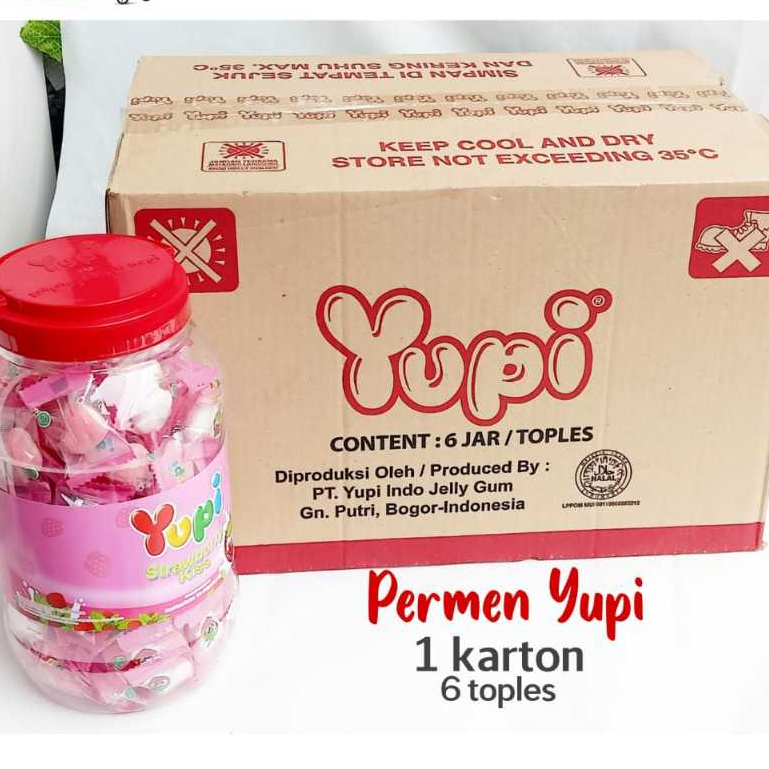 

Permen Yupi Toples 1 Dus isi 6 tople - Gudang Store097