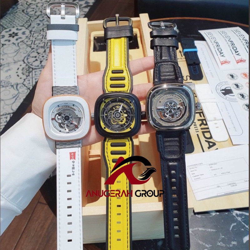 SevenFriday men's watch Automatic mechanical movement with free 45mm strap NFC