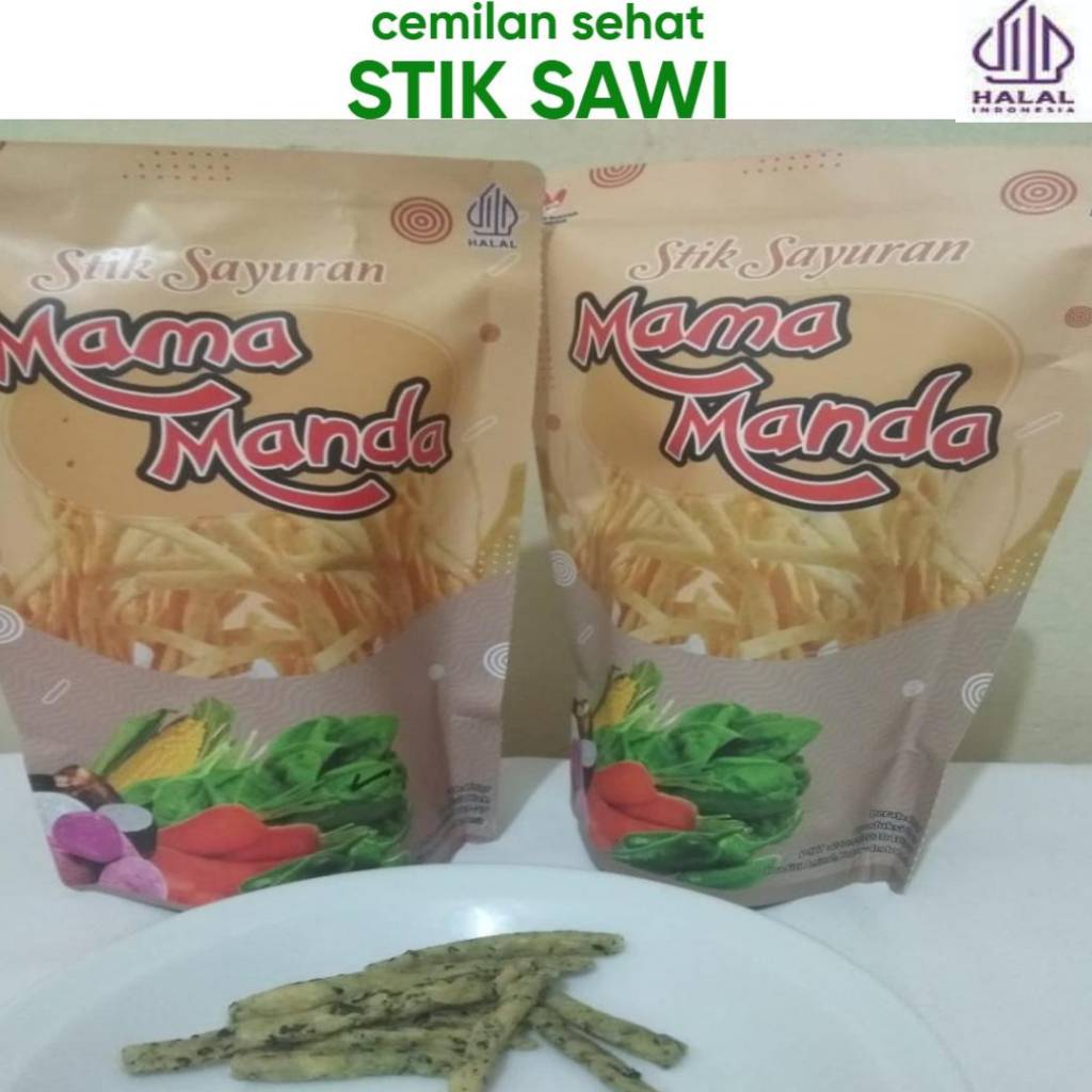 

Stik Sawi Cemilan Sehat Bergizi Gurih MAMA MANDA