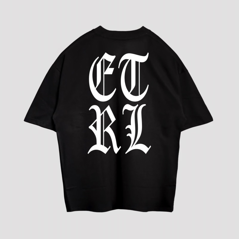 ORI ETHEREAL- Baju Kaos Oversized Tshirt Pria Wanita Distro Unisex Cotton Combad 24s Long Live